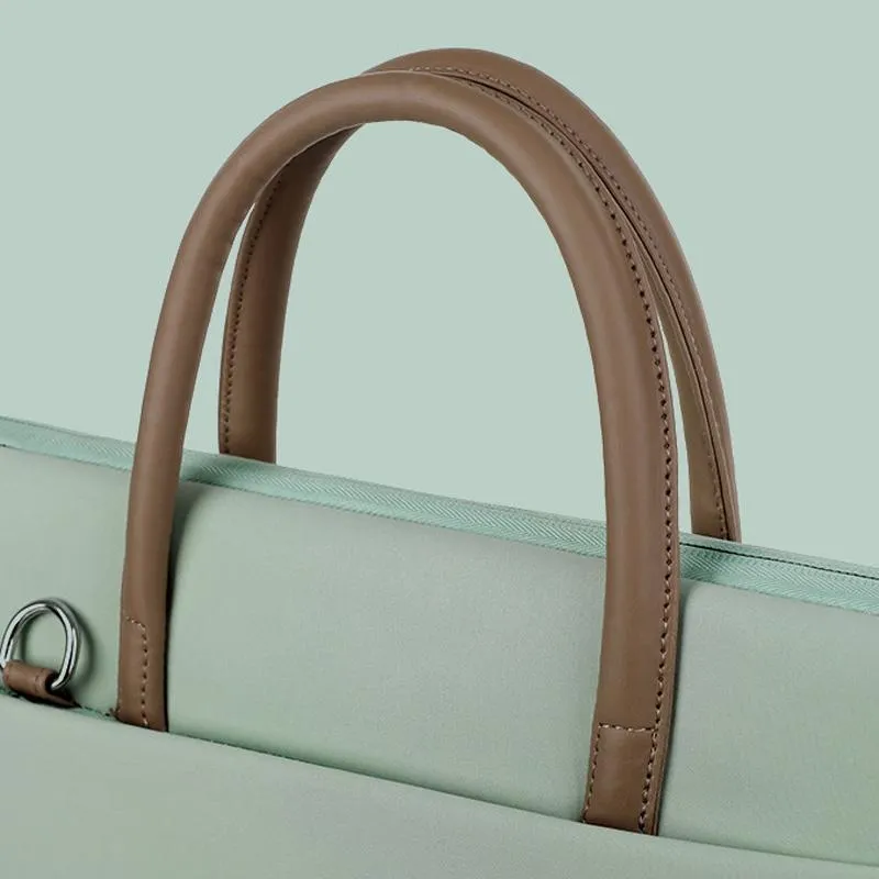 13-13.3 Inch Laptop Bag | Crossbody Briefcase in Oxford Cloth | Blue | 14-14.6 Inch