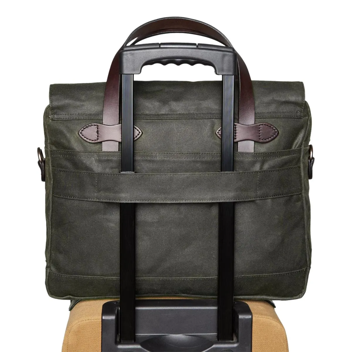 24 Hour Tin Cloth Briefcase Otter Green