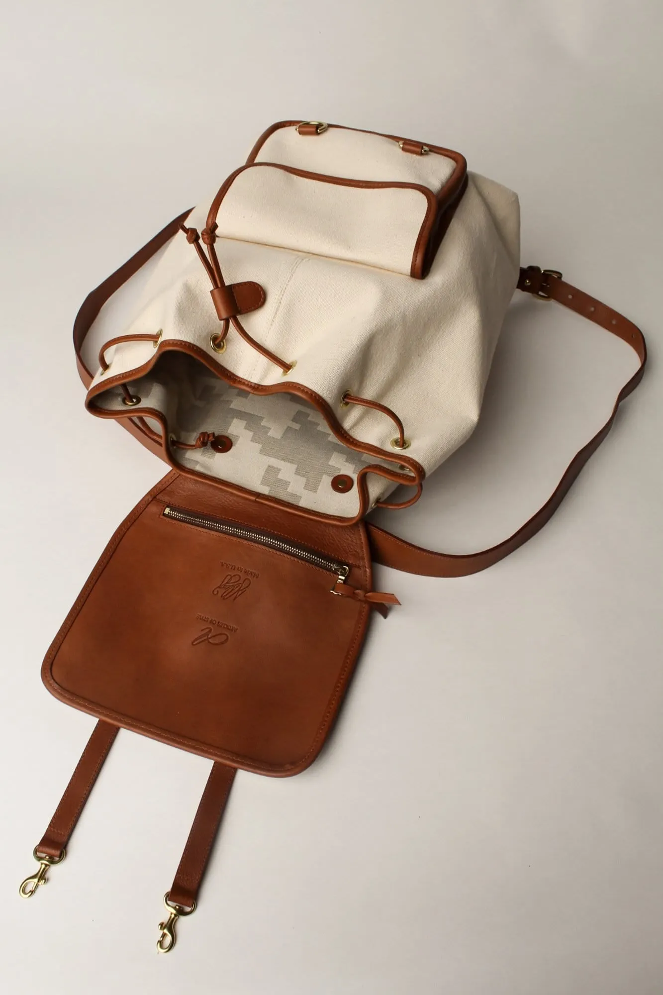 AOS x Frank Clegg Canvas Backpack