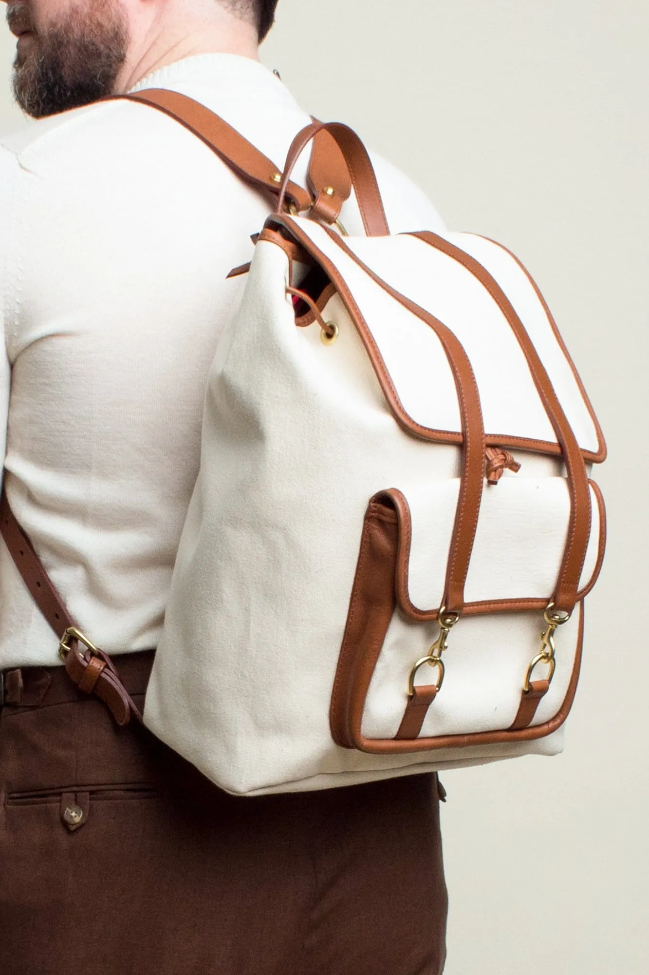 AOS x Frank Clegg Canvas Backpack