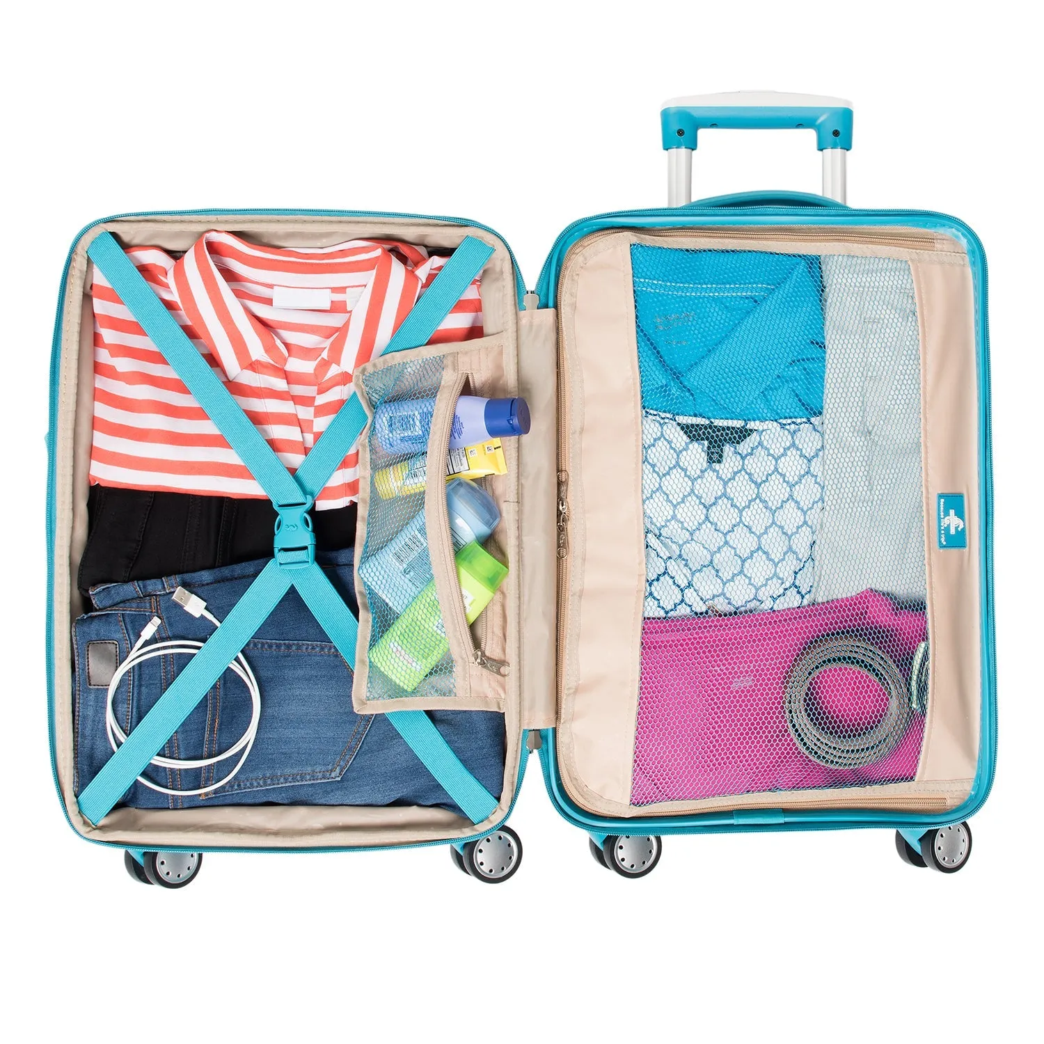 Atlantic® Ultra® Lite 4 | 20" Carry-On Hardside Spinner - Turquoise