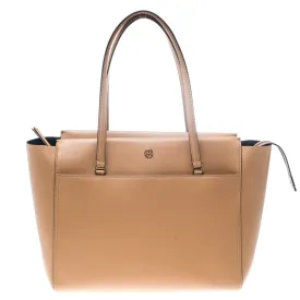 Brown Leather Large Parker Tote