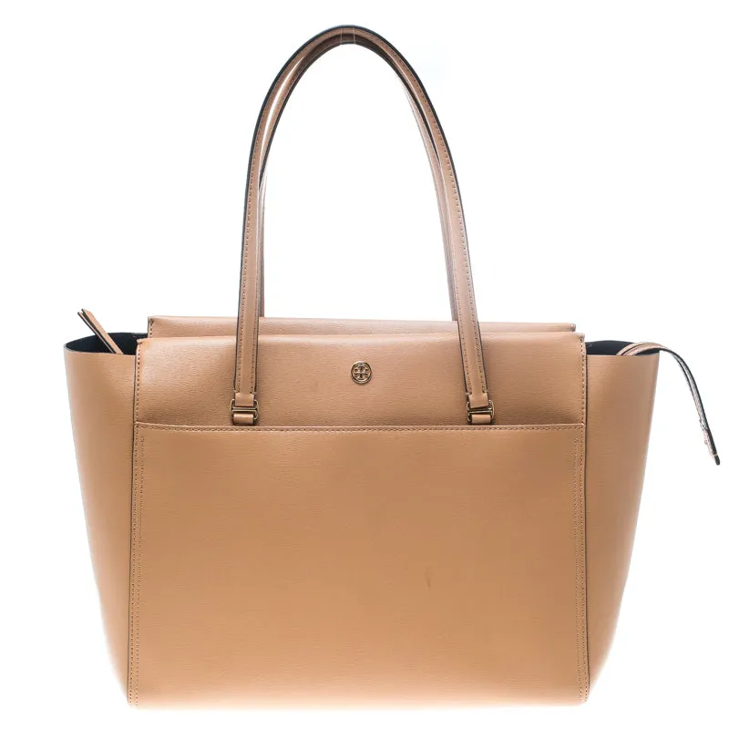 Brown Leather Large Parker Tote