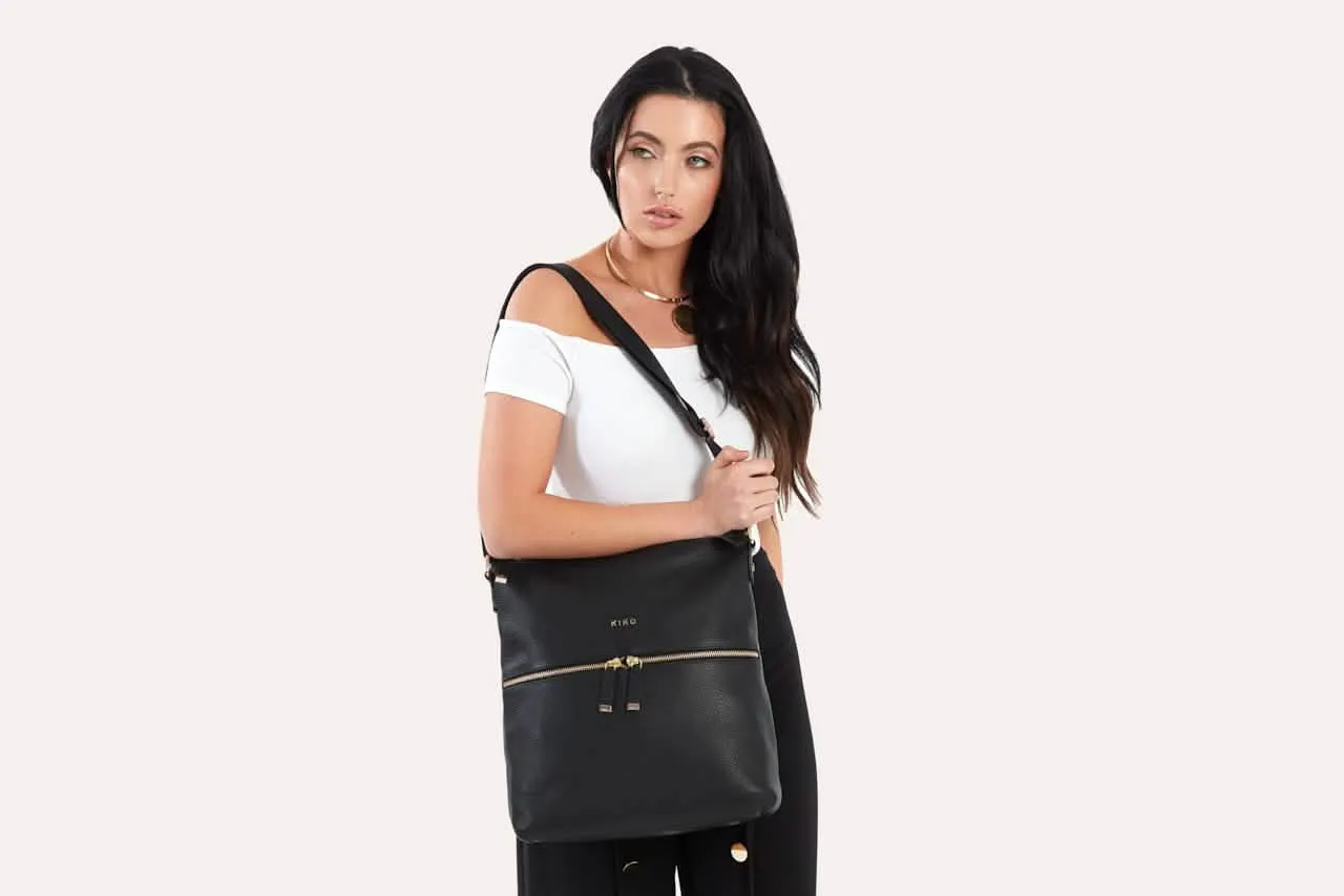 Chic Zip-Top Tote Bag