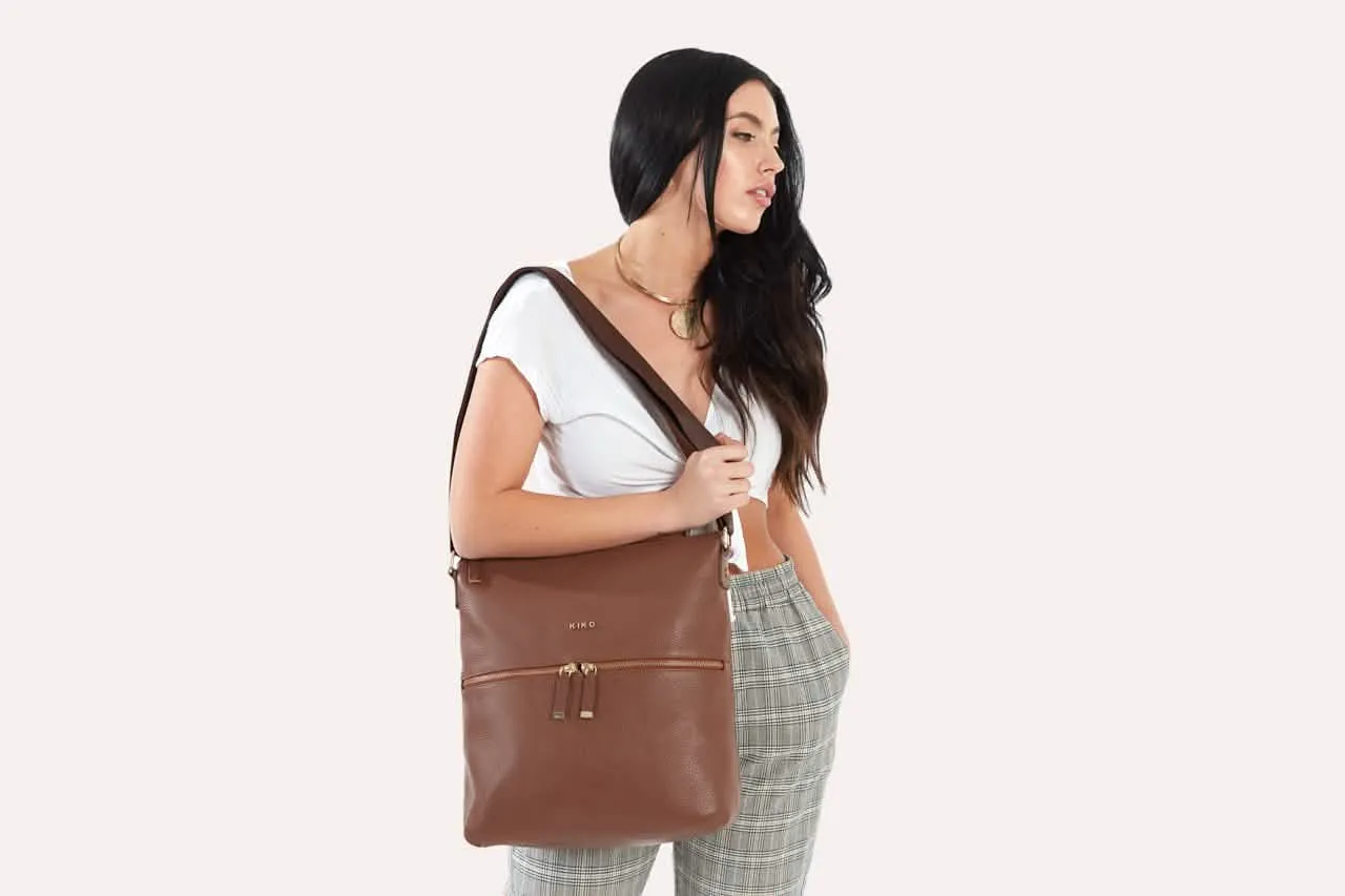 Chic Zip-Top Tote Bag