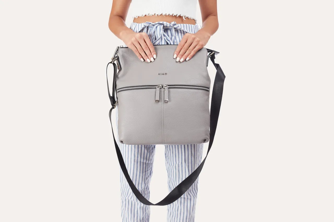 Chic Zip-Top Tote Bag