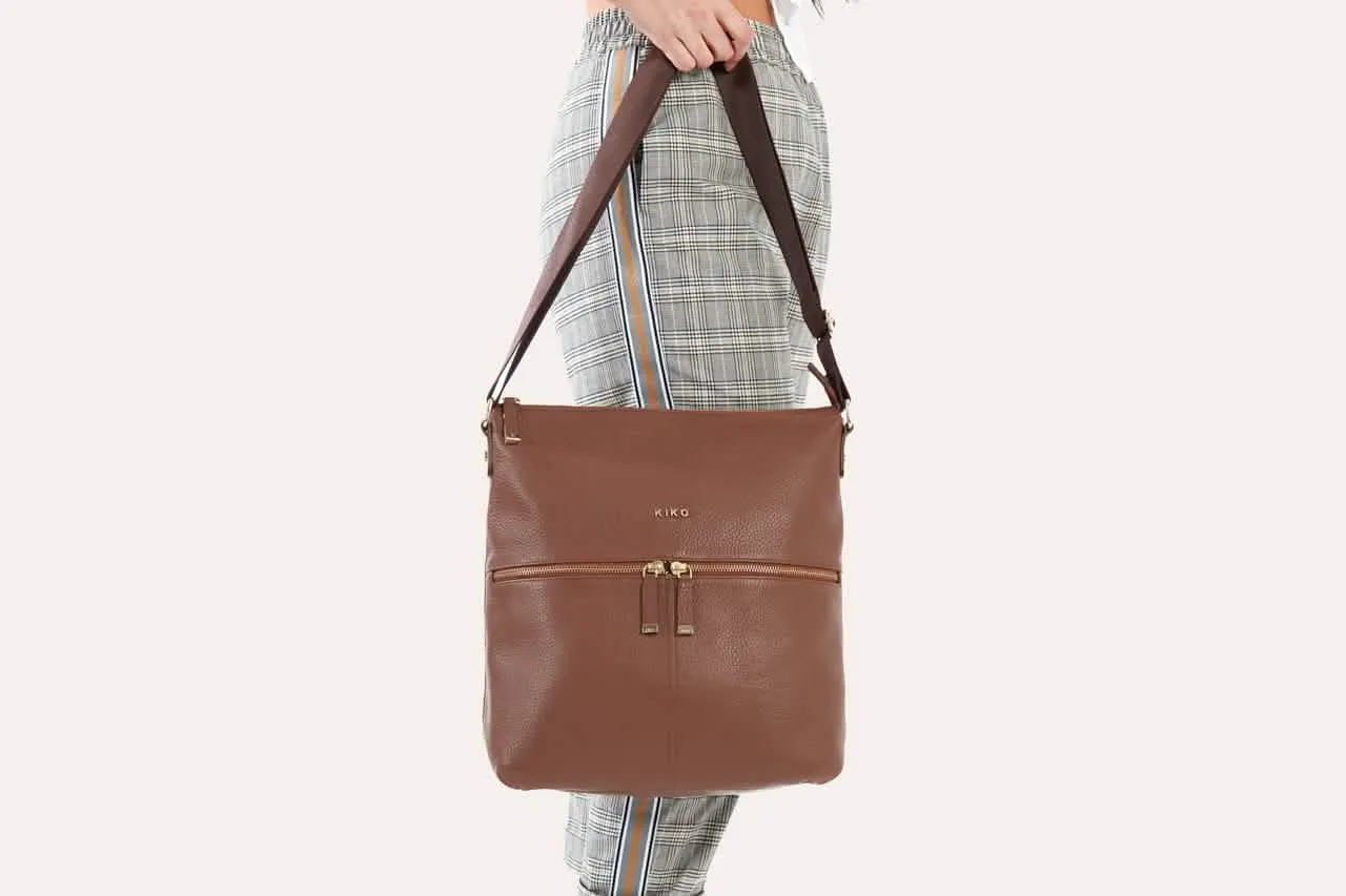 Chic Zip-Top Tote Bag