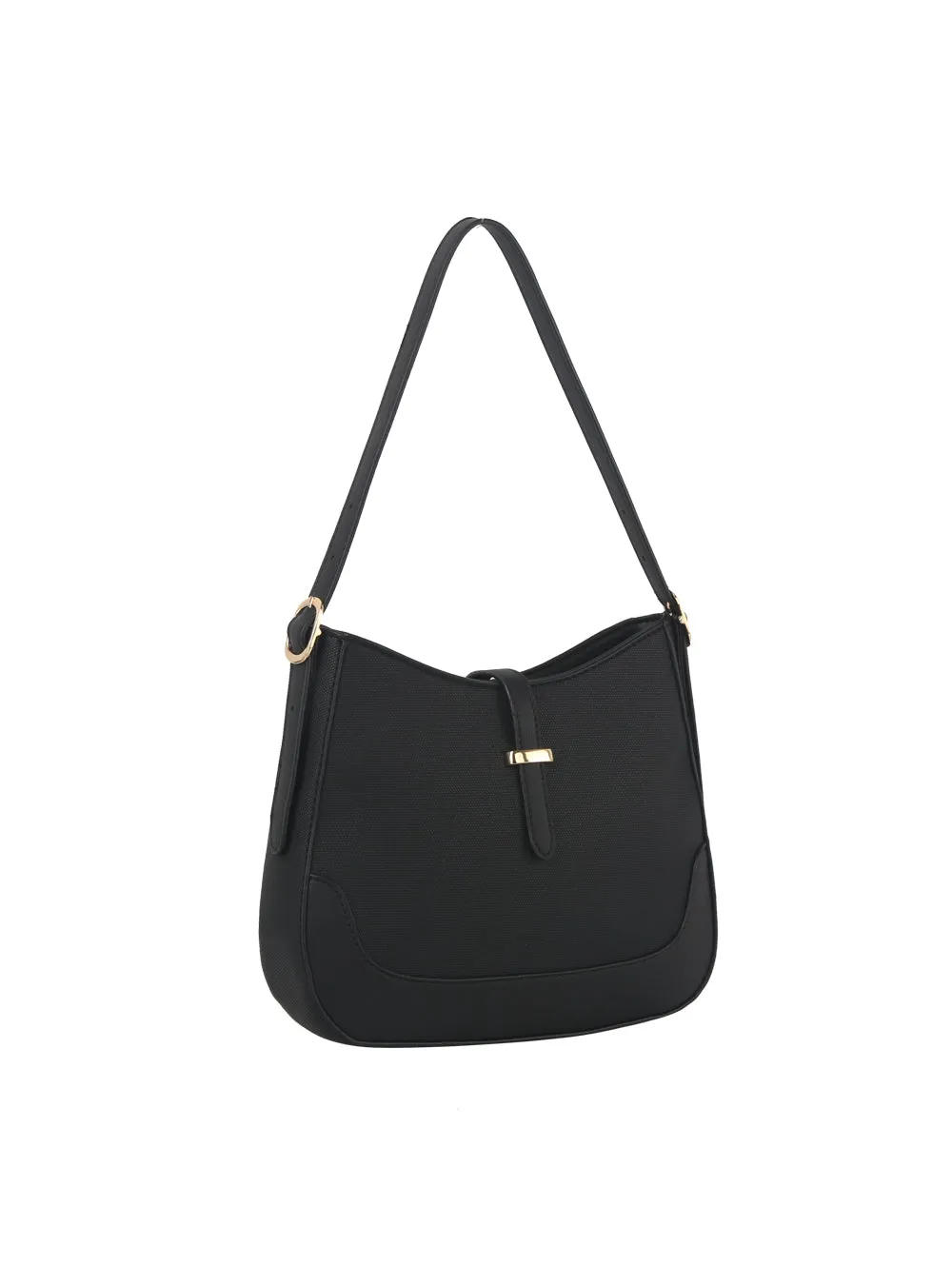 Classic two tone daily  hobo shoulder bag