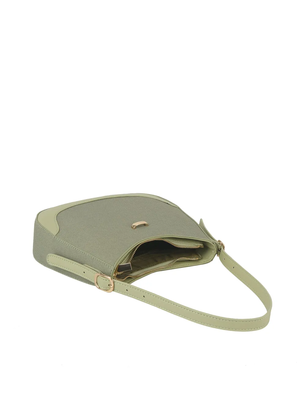 Classic two tone daily  hobo shoulder bag