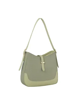 Classic two tone daily  hobo shoulder bag