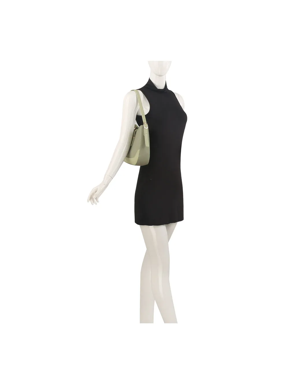Classic two tone daily  hobo shoulder bag
