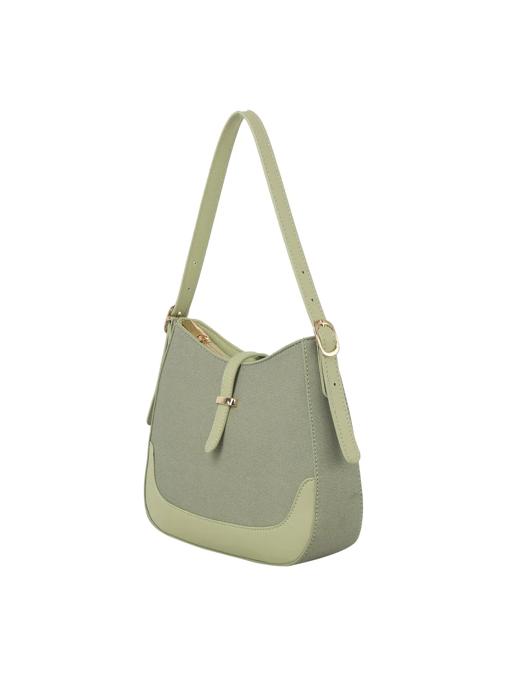 Classic two tone daily  hobo shoulder bag