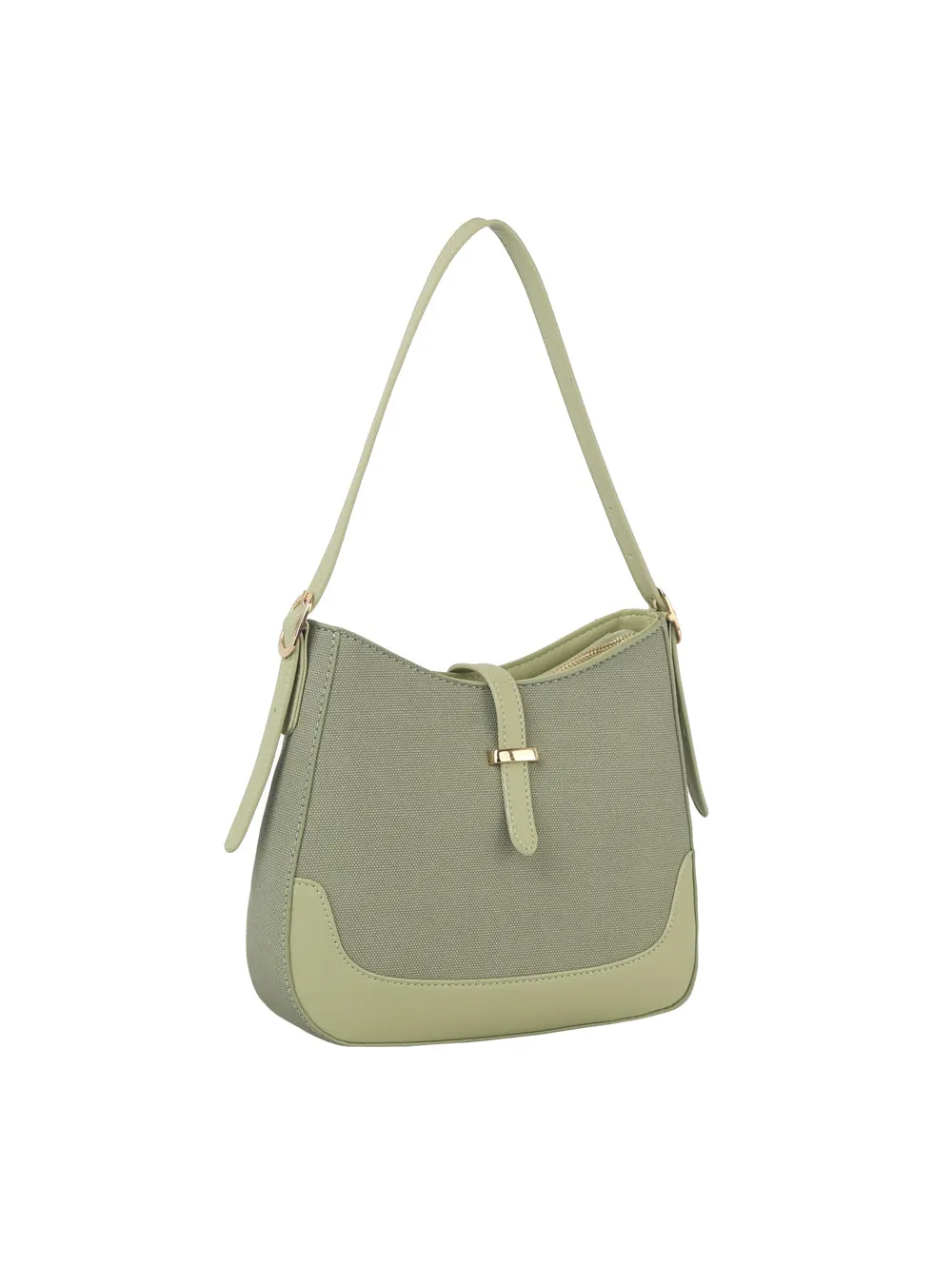 Classic two tone daily  hobo shoulder bag