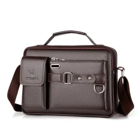 Elegant Handbag: PU Leather with Organized Compartments