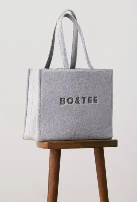 Fleece Tote Bag in Fog