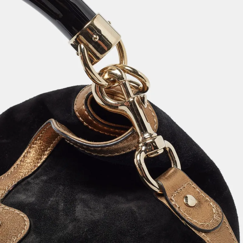 Gucci  Hysteria Embossed Suede Large Indy Hobo