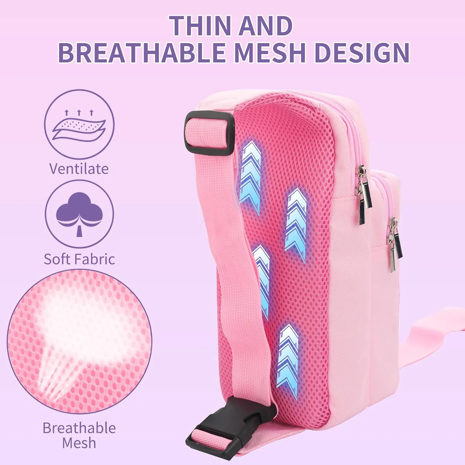 HYPERCASE Cute Shoulder Bag Kit for Nintendo Switch/OLED/Lite, Portable Fish Tail Switch Backpack Travel Bag with 2 Thumb Caps, for NS/OLED/LITE Console, Switch Dock, Joycon and Accessories Storage