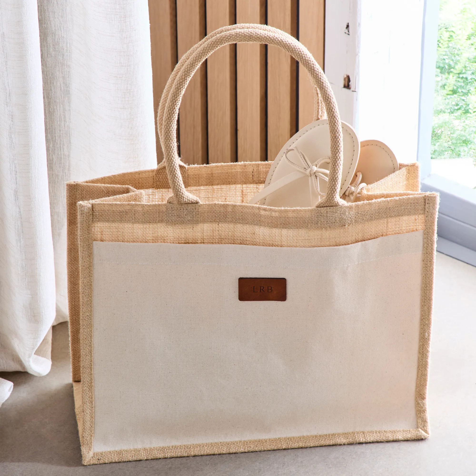 Jute Personalised Tote | Set of Two