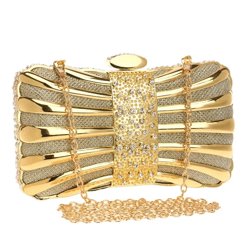 Ladies Chain Shoulder Clutch Evening Bags Mixed Colors