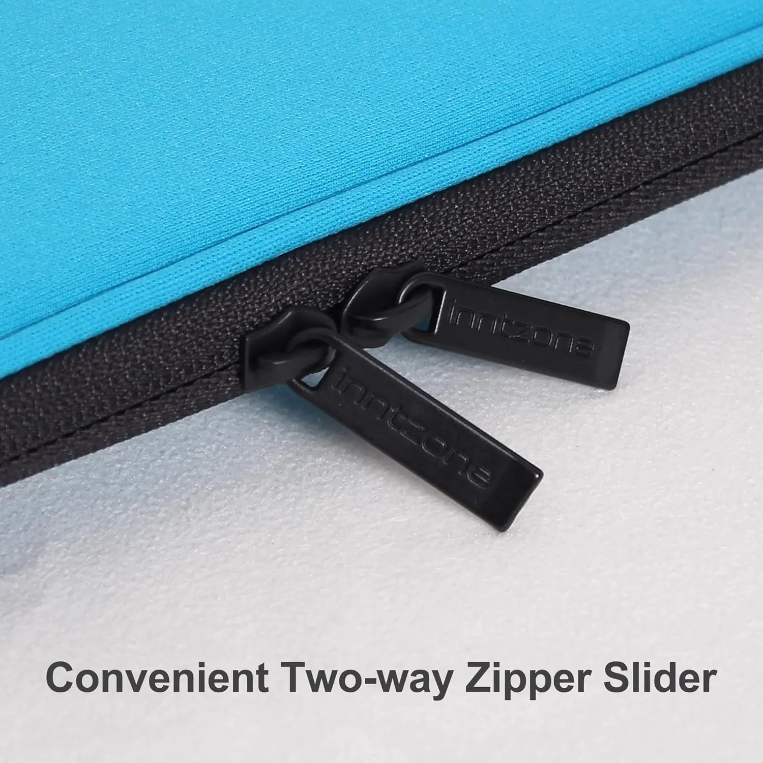 Laptop Sleeve 17.3 Inch Foldable Slim Case Lightweight Bag Notebook Computer Carrying Flip Cover (Blue)