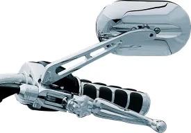Large Magnum Plus Mirror with Flat Glass, Chrome