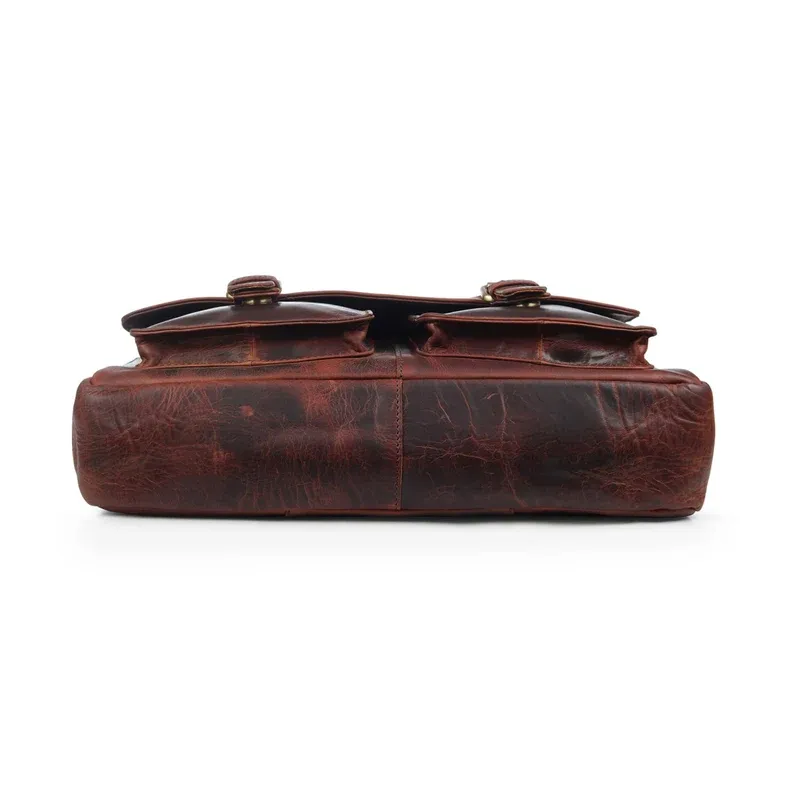Mens Leather Messenger Bag