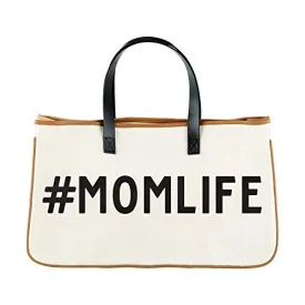 Mom Life Hold Everything Canvas Tote by Santa Barbara Design Studio