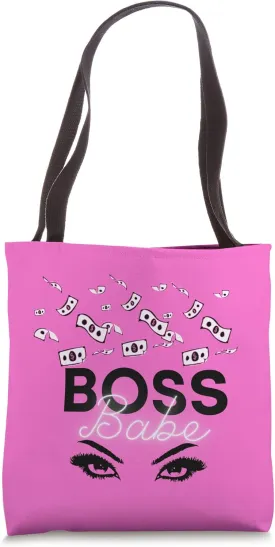 Pink Boss Babe Tote Bag