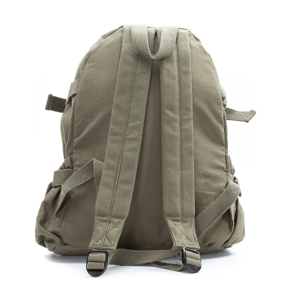 Puppy Dog Paws Print Canvas Kids Backpack Durable School Bag
