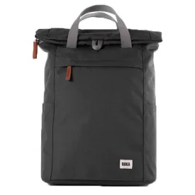 Roka Finchley A Large Sustainable Canvas Backpack - Carbon Grey