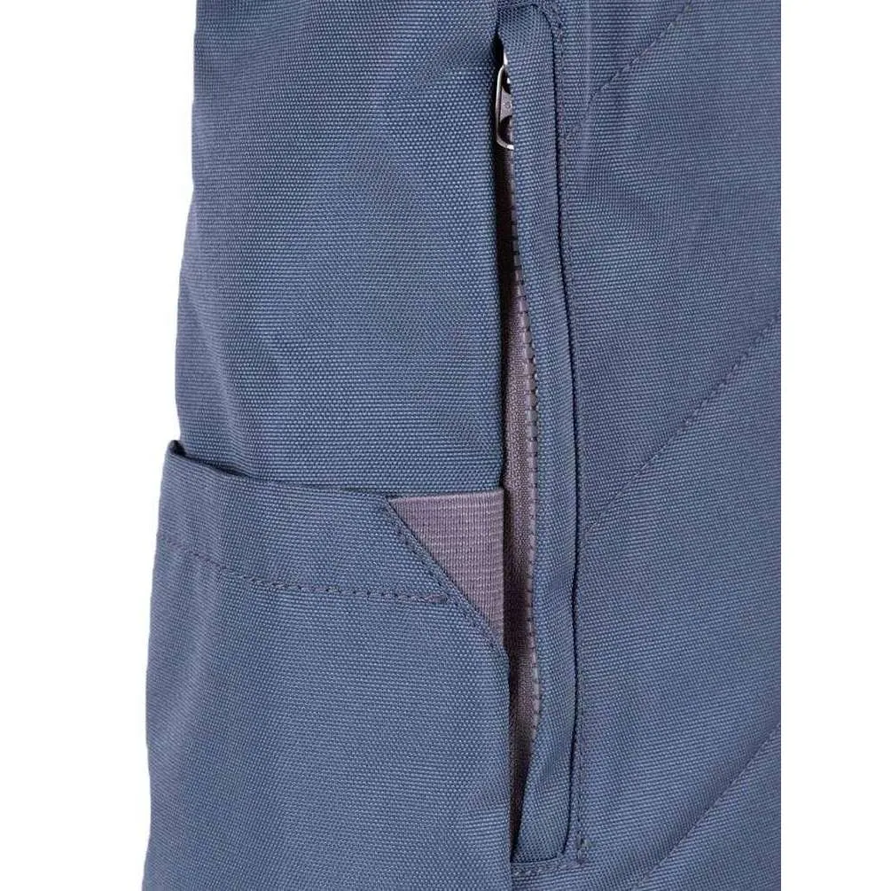 Roka Finchley A Medium Sustainable Canvas Backpack - Airforce Blue