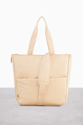 The Expandable Tote in Beige