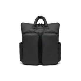 Tiba   Marl Ozzy Changing Tote - Matte Black