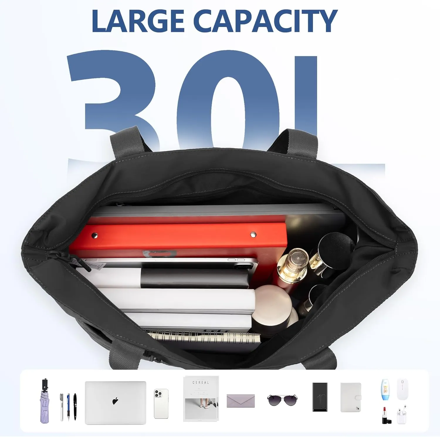 Tote Bag for Women,Large Handbag with Laptop Compartment, Shoulder Bag for Travel, Tote Bags for Work and Everyday