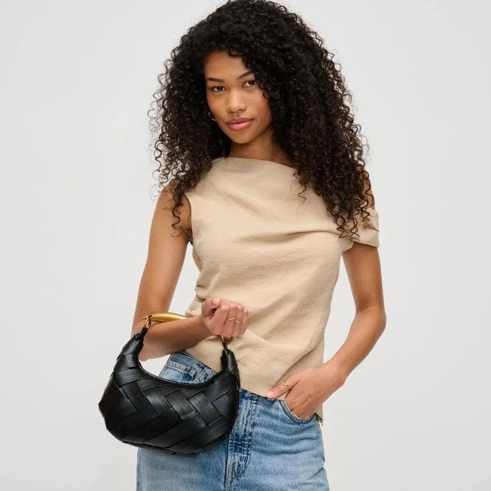 Ursula Woven Crossbody: Ivory