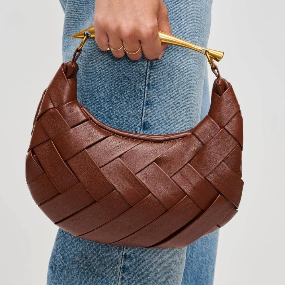 Ursula Woven Crossbody: Ivory