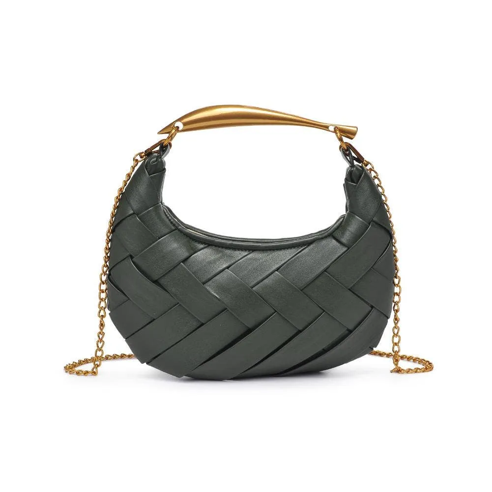 Ursula Woven Crossbody: Ivory